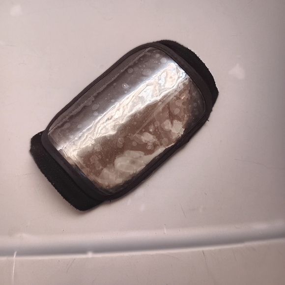 Quarterback Playbook/Playholder Wristband | Black | Large | Transparent | OS - Picture 2 of 6